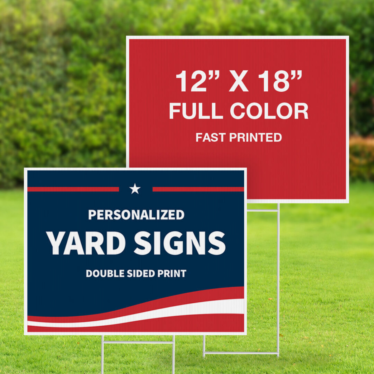 Custom Yard Signs & Lawn Signs