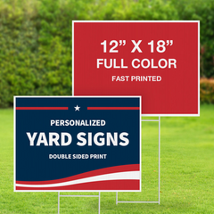 Custom Yard Signs & Lawn Signs